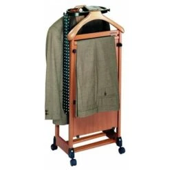 Foppapedretti Indossatore Con Piega Pantaloni 2 Spalle - Modello Mettimpiega Noce