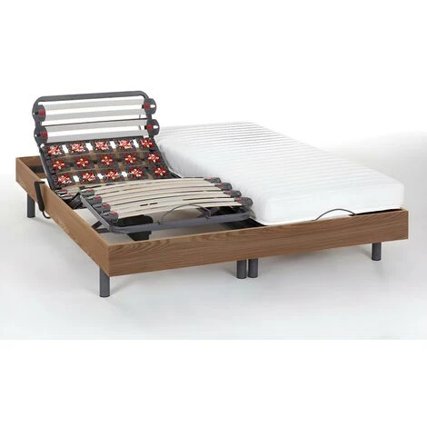 Set Da Relax, Accoglienza Lattice PANDORA II Di DREAMEA - Motori OKIN - Quercia Naturale - 2 X 80 X 200 Cm - immagine 2