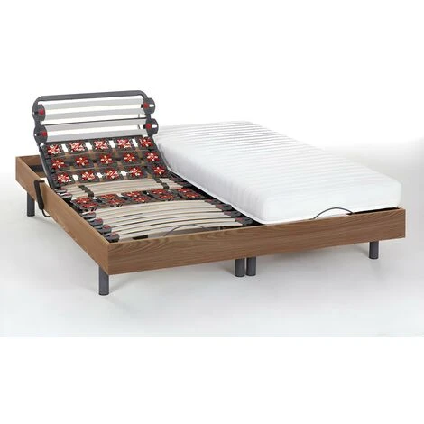 Set Da Relax, Accoglienza Lattice PANDORA II Di DREAMEA - Motori OKIN - Quercia Naturale - 2 X 80 X 200 Cm - immagine 3