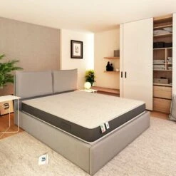 Baldiflex Materasso Alto 20 Cm Ortopedico Medio Rigido 100% Made In Italy Power - Singolo 70x190 Cm