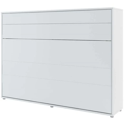 Lenart Letto A Scomparsa BED CONCEPT 04 140x200 Orizzontale Bianco Opaco - immagine 2