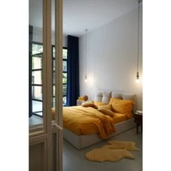 JUNO Matrimoniale Tessuto Bianco