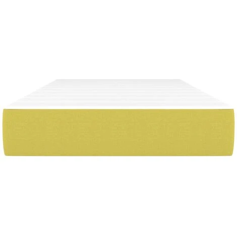 Materasso A Molle Insacchettate Verde 100x200x20 Cm In Tessuto VidaXL - immagine 4