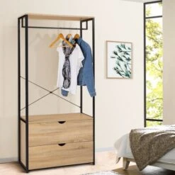 Armadio DETROIT 2 Cassetti Design Industriale