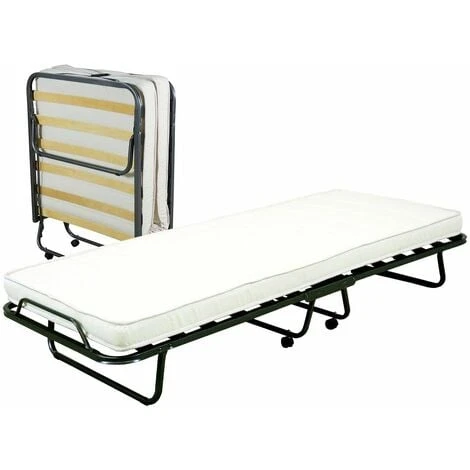 Letto Brandina Pieghevole A Doghe Con Materasso 80x200 Singola
