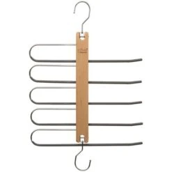 Appendino Per Pantaloni In Legno Da 5 Pezzi - 5 Five Simply Smart