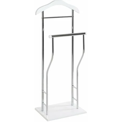 Haku Möbel Cassettone Per Uomo, Metallo, Cromo Bianco, 30 X 45 X 110 Cm