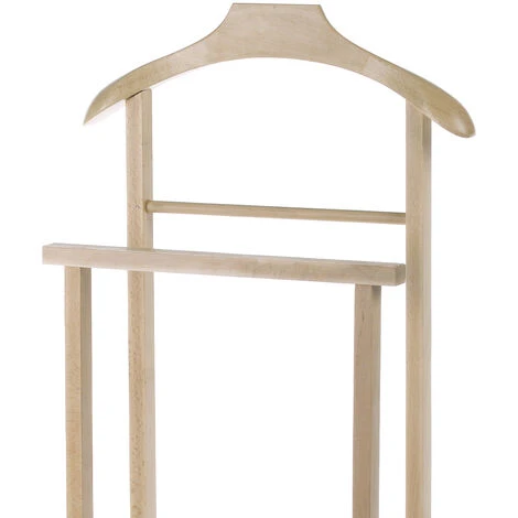 Indossatore Appendiabiti In Legno Di Faggio Salvaspazio Ingresso 5x44,5x97,5H Cm - immagine 3