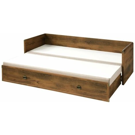 VENNA - Cama Nido Con Colchón + Cojines + Reposabrazos - Estilo Clásico - 202,5x79-154x60,5 Cm - immagine 2