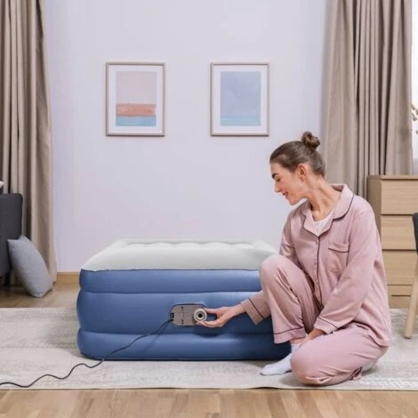 Materasso Ad Aria Tritech 1 Persona 191x97x46 Cm Blu E Grigio Bestway - immagine 4