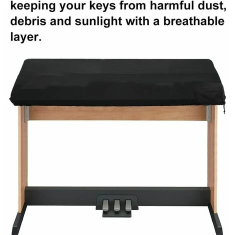 88 Cover Per Tastiera Per Pianoforte, Cover Per Tastiera Per Pianoforte Jtdeal, Cover Per Tastiera Per Pianoforte Elettronica, Custodia Protettiva Antipolvere Per Casio, Yamaha, Kawai, Tastiera Per Pi - immagine 2