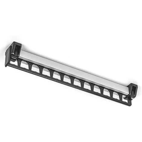 Appendiabiti Armadio Armadio Estraibile Appendiabiti Scorrevole Appendiabiti Appendiabiti Per 12 Grucce Lunghezza 312mm Confezione Da 2 - immagine 4