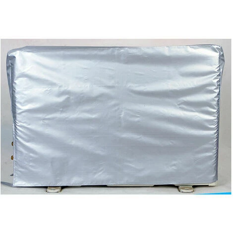 Copertura Per Aria Condizionata Esterna Lavaggio Antipolvere Impermeabile Borsa Per La Pulizia Antineve Antipioggia 88X58X55cm - immagine 2